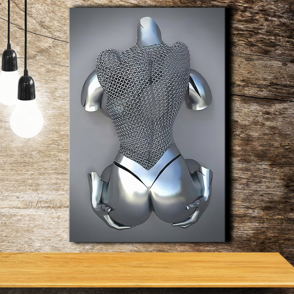 3D Effect Art Romantic Couple Canvas Prints Wall Art - Painting Canvas, Painting Prints,Canvas Art, Wall Decor, Home Decor, Prints for Sale