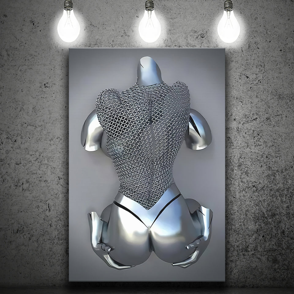3D Effect Art Romantic Couple Canvas Prints Wall Art - Painting Canvas, Painting Prints,Canvas Art, Wall Decor, Home Decor, Prints for Sale