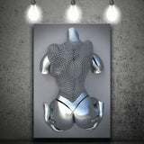 3D Effect Art Romantic Couple Canvas Prints Wall Art - Painting Canvas, Painting Prints,Canvas Art, Wall Decor, Home Decor, Prints for Sale