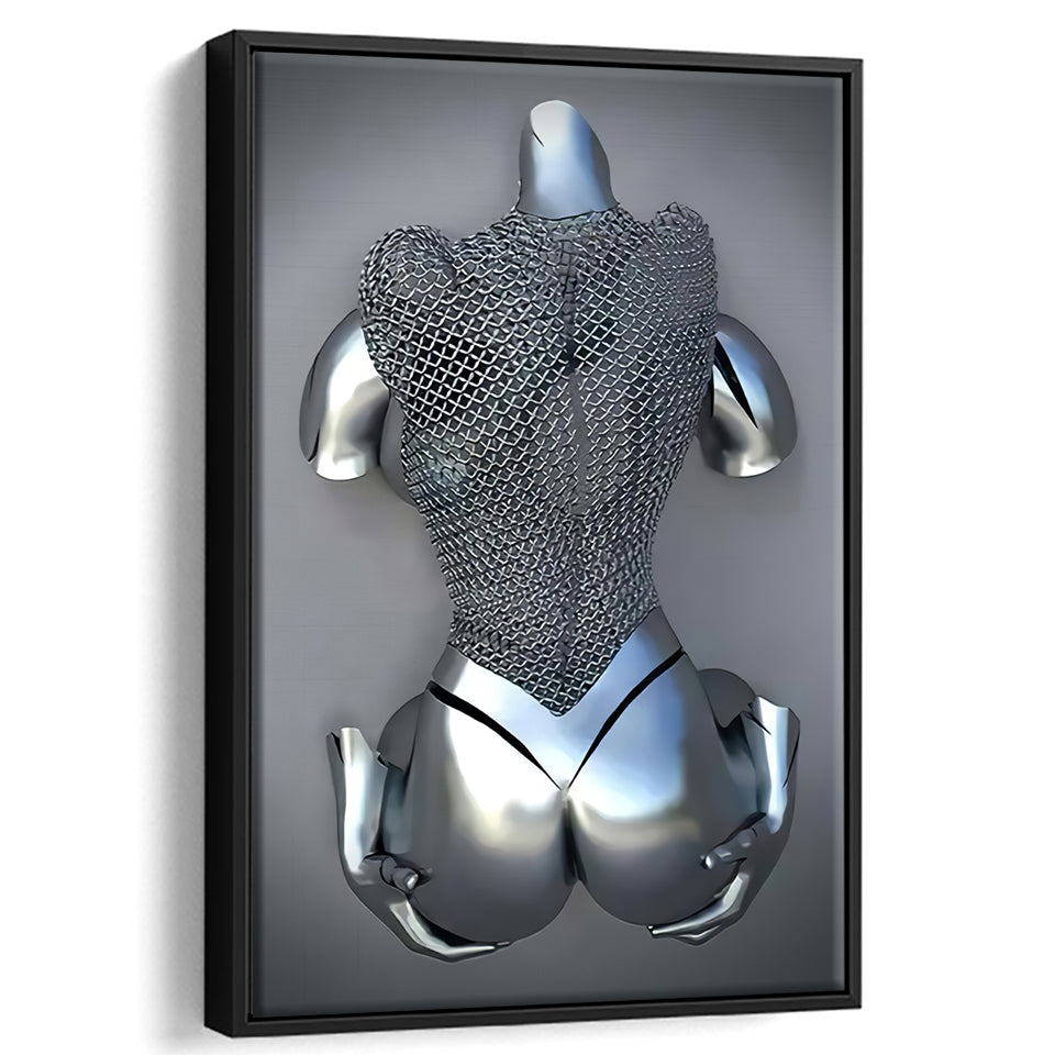 3D Effect Art Romantic Couple Frame Canvas Prints Wall Art - Painting Canvas, Framed Picture,Canvas Art, Wall Decor,Prints for Sale