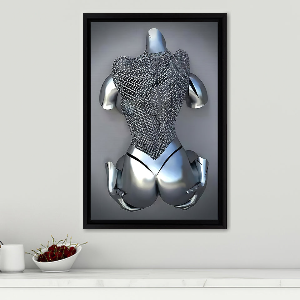3D Effect Art Romantic Couple Frame Canvas Prints Wall Art - Painting Canvas, Framed Picture,Canvas Art, Wall Decor,Prints for Sale