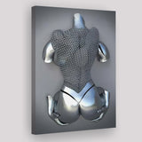 3D Effect Art Romantic Couple Canvas Prints Wall Art - Painting Canvas, Painting Prints,Canvas Art, Wall Decor, Home Decor, Prints for Sale