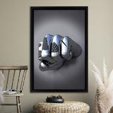 3D Effect Art Stronger Power Hand Gesture Frame Canvas Prints Wall Art - Painting Canvas, Framed Picture,Canvas Art, Wall Decor,Prints for Sale