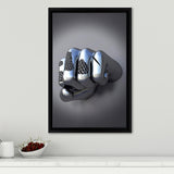 3D Effect Art Stronger Power Hand Gesture Frame Canvas Prints Wall Art - Painting Canvas, Framed Picture,Canvas Art, Wall Decor,Prints for Sale