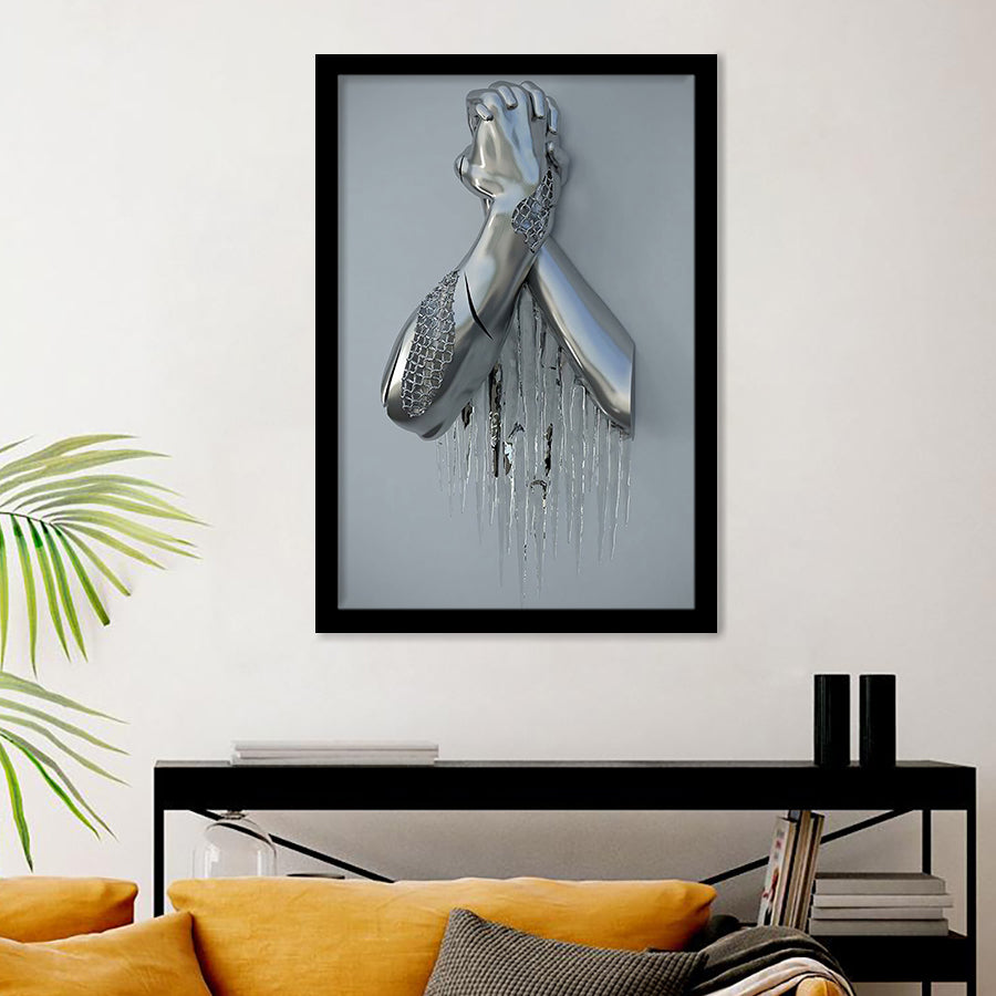 3D Effect Art Bond Of Unity Framed Art Prints - Framed Prints, Painting Prints, Prints for Sale, Painting Art