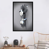 3D Effect Art Erotic Lovers Framed Art Prints - Framed Prints, Painting Prints, Prints for Sale, Painting Art