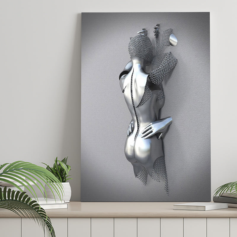 3D Effect Art Erotic Lovers Canvas Wall Art - Canvas Prints, Painting Canvas, Canvas Art, Prints for Sale