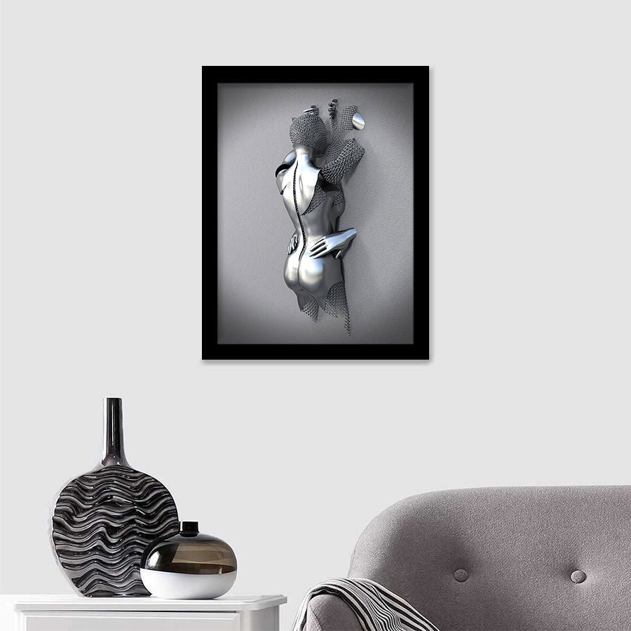 3D Effect Art Erotic Lovers Framed Art Prints - Framed Prints, Painting Prints, Prints for Sale, Painting Art