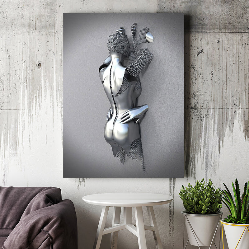 3D Effect Art Erotic Lovers Canvas Wall Art - Canvas Prints, Painting Canvas, Canvas Art, Prints for Sale