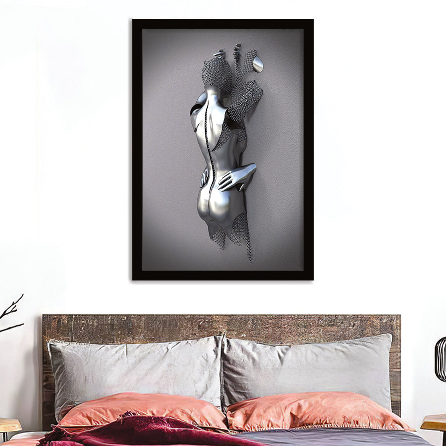 3D Effect Art Erotic Lovers Framed Art Prints - Framed Prints, Painting Prints, Prints for Sale, Painting Art