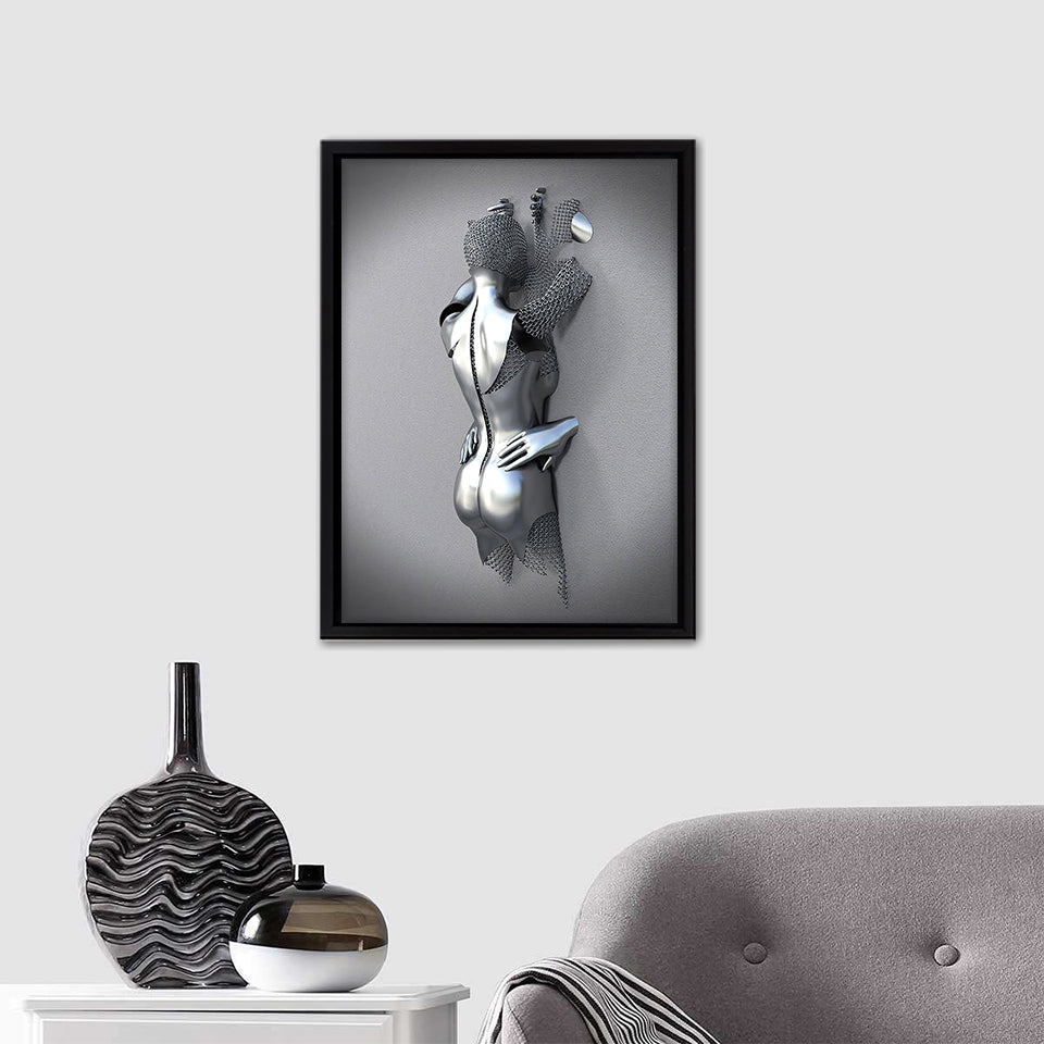 3D Effect Art Erotic Lovers Canvas Wall Art - Canvas Prints, Painting Canvas, Canvas Art, Prints for Sale