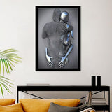 3D Effect Art Hug Love Framed Art Prints - Framed Prints, Painting Prints, Prints for Sale, Painting Art