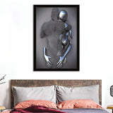 3D Effect Art Hug Love Framed Art Prints - Framed Prints, Painting Prints, Prints for Sale, Painting Art