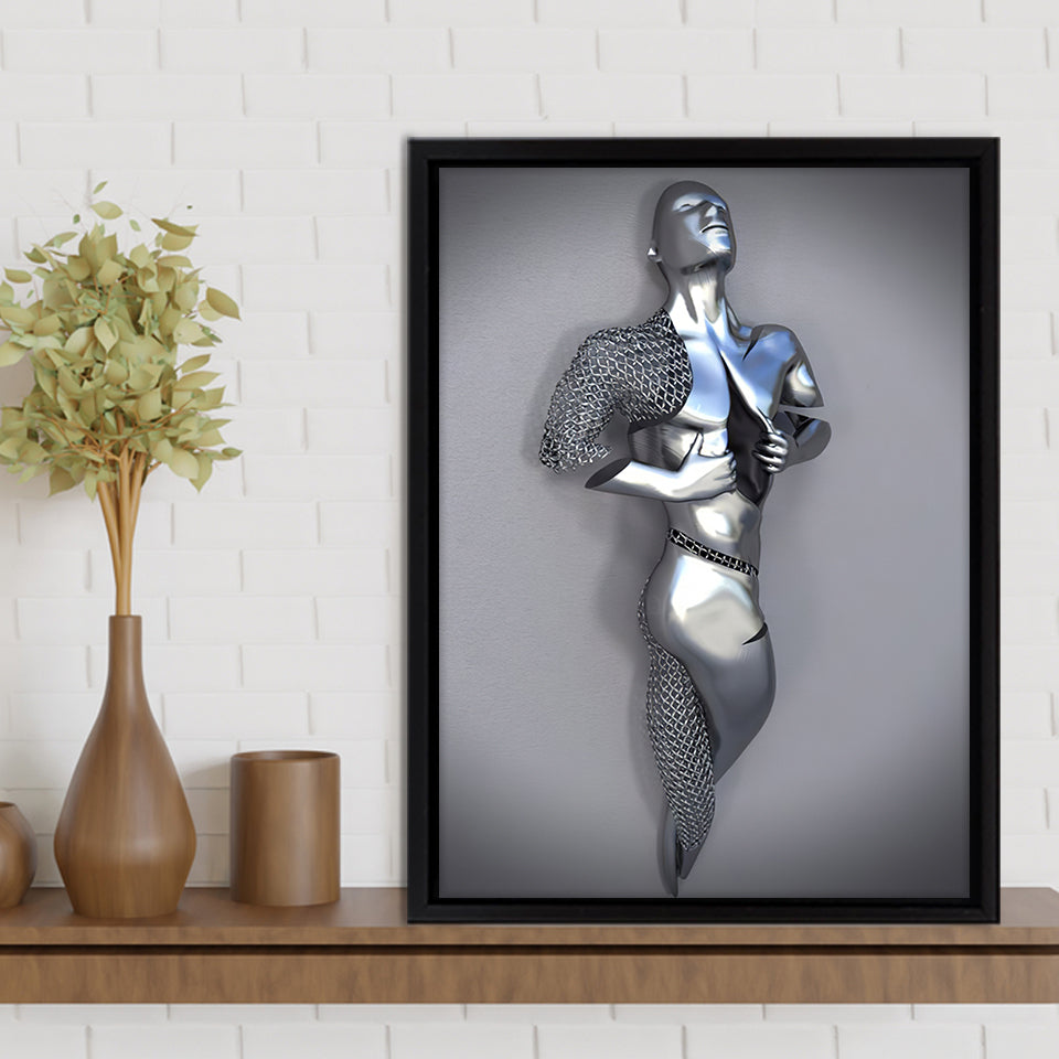 3D Effect Art Intentional Vulnerability Frame Canvas Prints Wall Art - Painting Canvas, Framed Picture,Canvas Art,Wall Decor,Prints for Sale