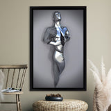 3D Effect Art Intentional Vulnerability Frame Canvas Prints Wall Art - Painting Canvas, Framed Picture,Canvas Art,Wall Decor,Prints for Sale