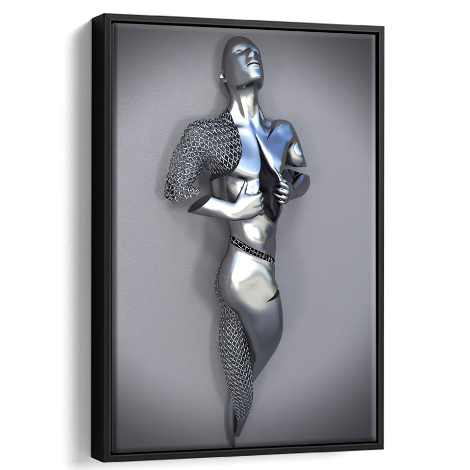 3D Effect Art Intentional Vulnerability Frame Canvas Prints Wall Art - Painting Canvas, Framed Picture,Canvas Art,Wall Decor,Prints for Sale
