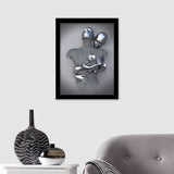 3D Effect Art Love Heart Framed Art Prints - Framed Prints, Painting Prints, Prints for Sale, Painting Art