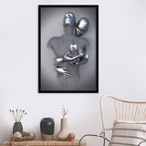 3D Effect Art Love Heart Framed Art Prints - Framed Prints, Painting Prints, Prints for Sale, Painting Art