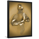 3D Effect Art Prayer For Lost Soul Gold Framed Art Prints Wall Decor - Painting Prints, Wall Art, Home Decor, Prints for Sale