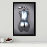 3D Effect Art Sexy Girl Frame Canvas Prints Wall Art - Painting Canvas, Framed Picture,Canvas Art, Wall Decor,Prints for Sale