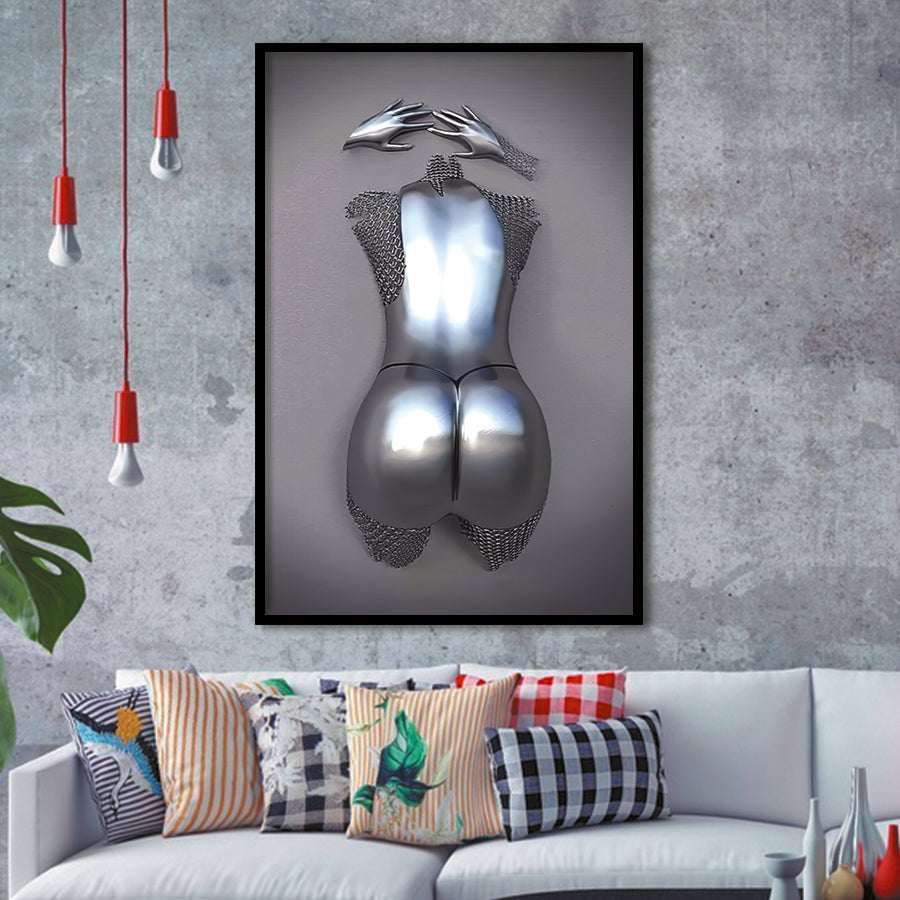 3D Effect Art Sexy Girl Framed Art Prints Wall Decor - Painting Prints, Framed Picture, Wall Arrt, Home Decor, Prints for Sale