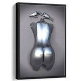 3D Effect Art Sexy Girl Frame Canvas Prints Wall Art - Painting Canvas, Framed Picture,Canvas Art, Wall Decor,Prints for Sale