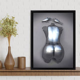 3D Effect Art Sexy Girl Frame Canvas Prints Wall Art - Painting Canvas, Framed Picture,Canvas Art, Wall Decor,Prints for Sale
