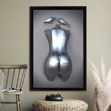 3D Effect Art Sexy Girl Frame Canvas Prints Wall Art - Painting Canvas, Framed Picture,Canvas Art, Wall Decor,Prints for Sale