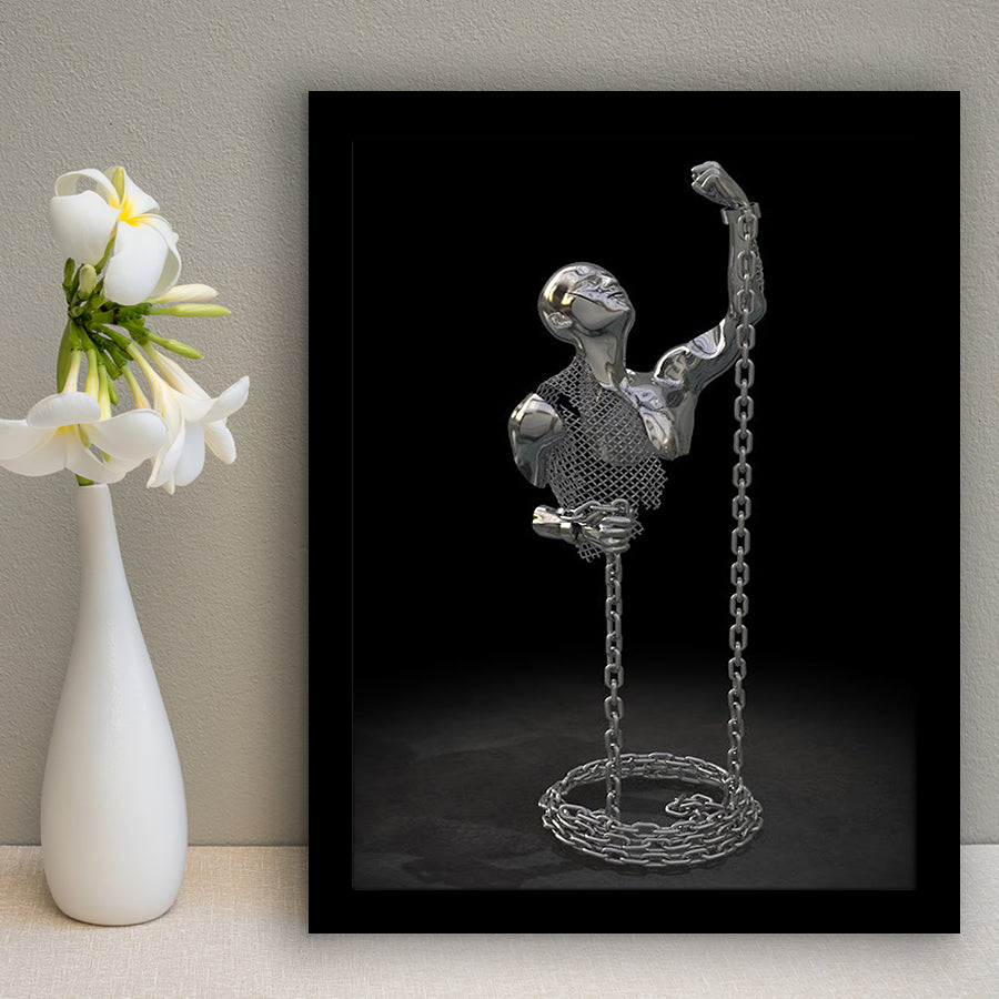 3D Effect Art Be Brave V3 Framed Art Prints Wall Decor - Painting Prints, Wall Art, Framed Picture, For Sale