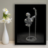 3D Effect Art Be Brave V3 Framed Art Prints Wall Decor - Painting Prints, Wall Art, Framed Picture, For Sale
