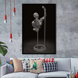3D Effect Art Be Brave V3 Framed Art Prints Wall Decor - Painting Prints, Wall Art, Framed Picture, For Sale