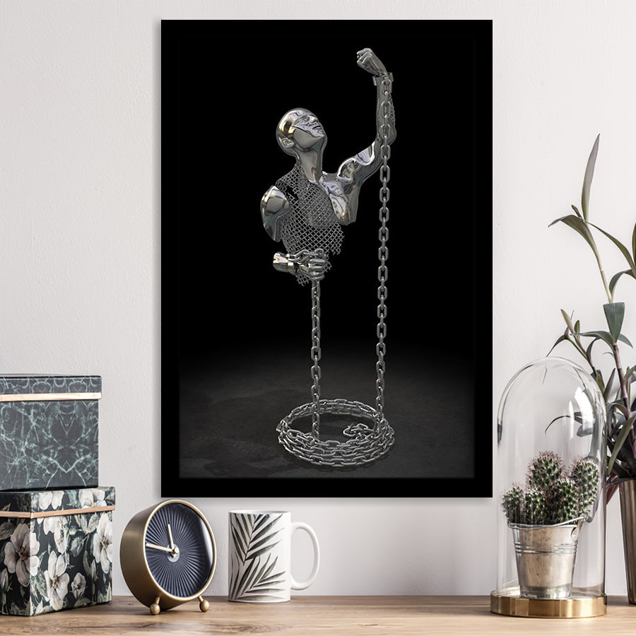 3D Effect Art Be Brave V3 Framed Art Prints Wall Decor - Painting Prints, Wall Art, Framed Picture, For Sale