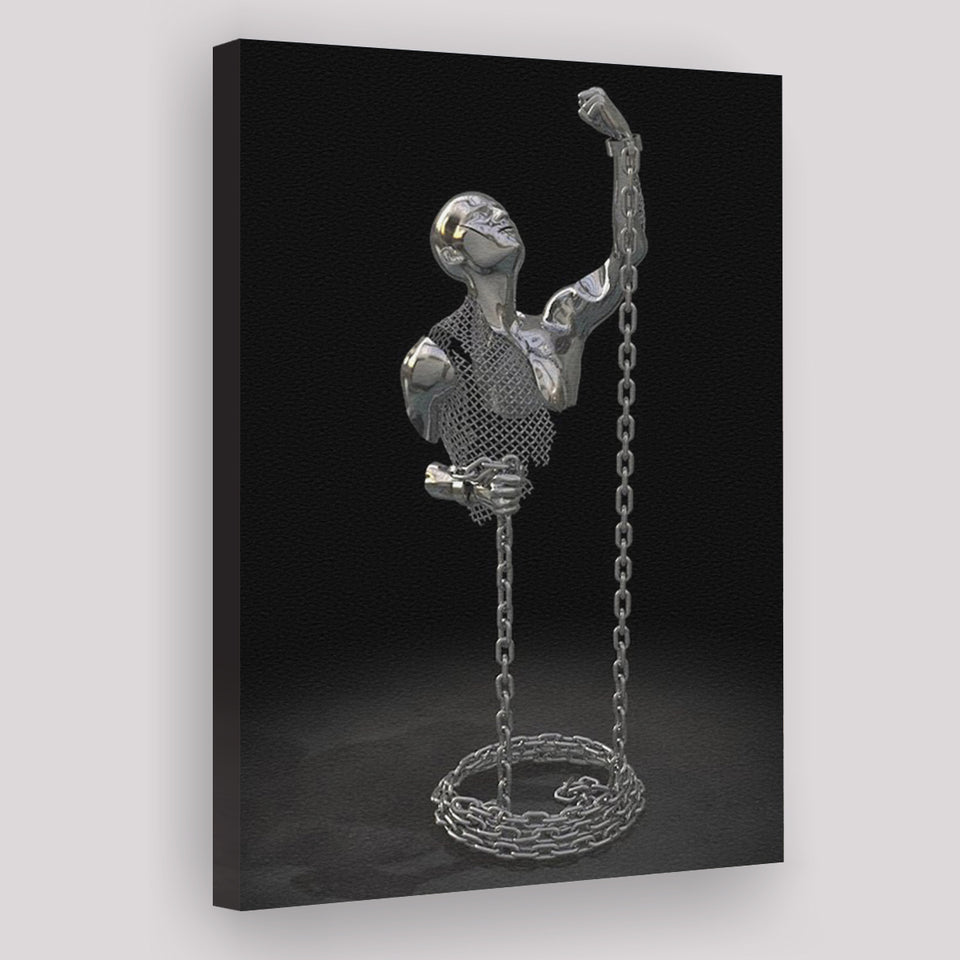 3D Effect Art Be Brave V3 Canvas Prints Wall Art - Painting Canvas, Home Wall Decor, Painting Prints, For Sale