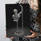 3D Effect Art Be Brave V3 Canvas Prints Wall Art - Painting Canvas, Home Wall Decor, Painting Prints, For Sale
