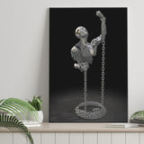 3D Effect Art Be Brave V3 Canvas Prints Wall Art - Painting Canvas, Home Wall Decor, Painting Prints, For Sale