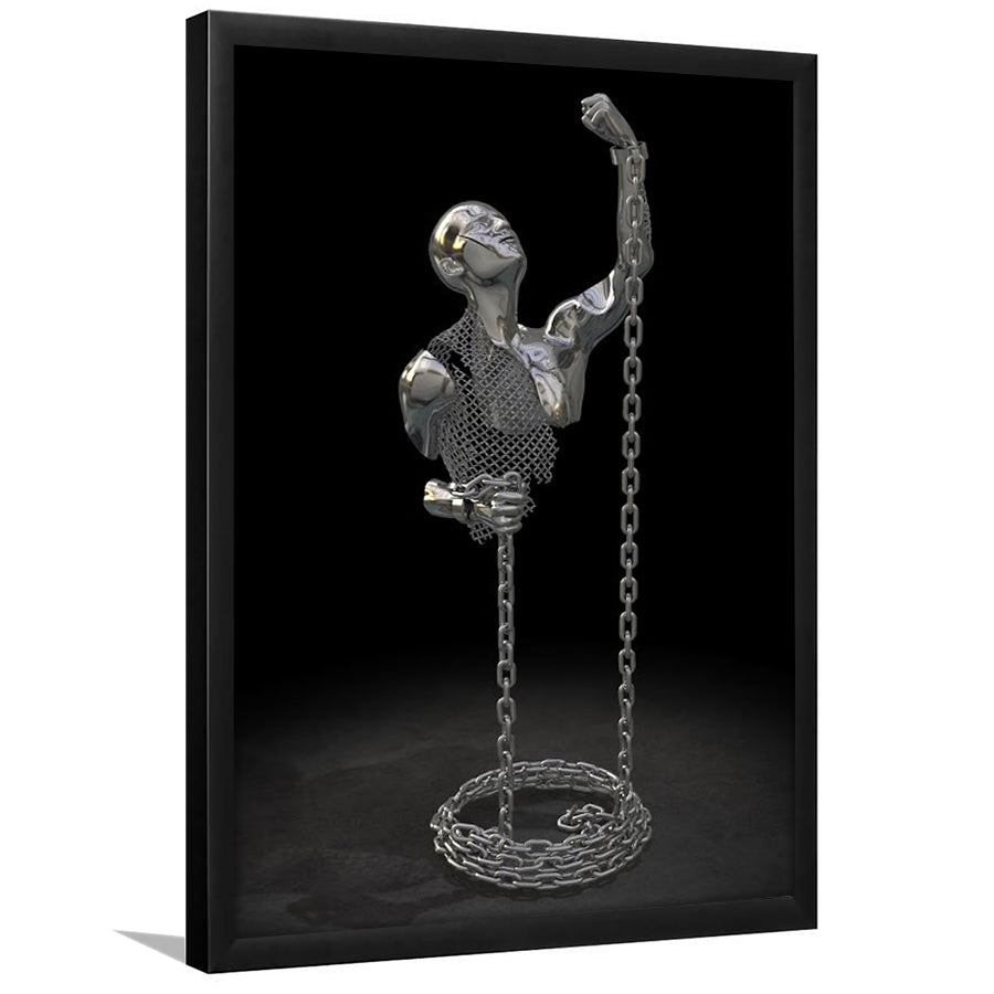 3D Effect Art Be Brave V3 Framed Art Prints Wall Decor - Painting Prints, Wall Art, Framed Picture, For Sale