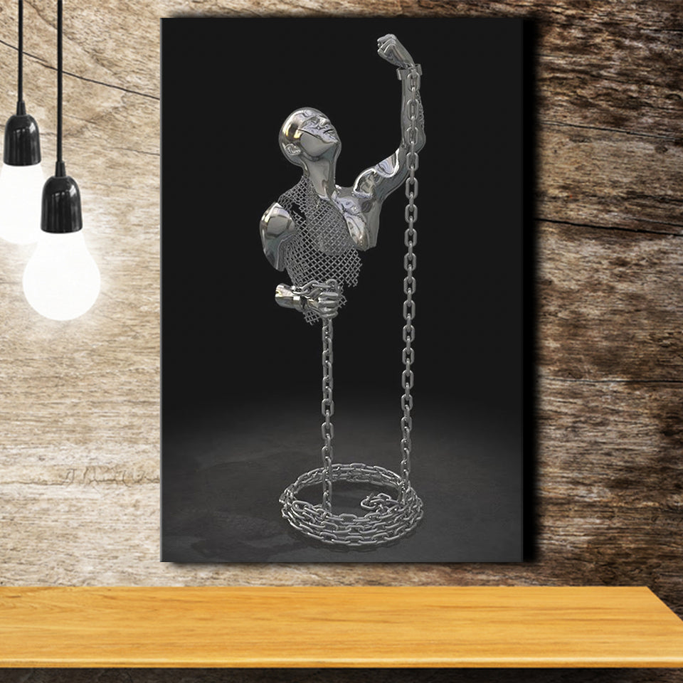 3D Effect Art Be Brave V3 Canvas Prints Wall Art - Painting Canvas, Home Wall Decor, Painting Prints, For Sale