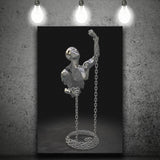 3D Effect Art Be Brave V3 Canvas Prints Wall Art - Painting Canvas, Home Wall Decor, Painting Prints, For Sale