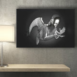 3D Effect Art Black Angel Canvas Prints Wall Art - Painting Canvas, Wall Decor, Home Decor, Prints for Sale