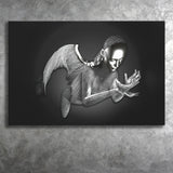 3D Effect Art Black Angel Canvas Prints Wall Art - Painting Canvas, Wall Decor, Home Decor, Prints for Sale