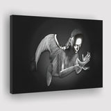 3D Effect Art Black Angel Canvas Prints Wall Art - Painting Canvas, Wall Decor, Home Decor, Prints for Sale