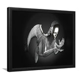3D Effect Art Black Angel Framed Art Prints Wall Decor - Painting Art, Wall Art, Framed Prints, Prints for Sale