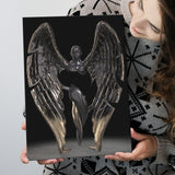3D Effect Art Fallen Angel Iron Mesh V1 Canvas Prints Wall Art - Painting Canvas, Home Wall Decor, Painting Prints, For Sale