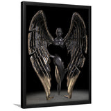 3D Effect Art Fallen Angel Iron Mesh V1 Framed Art Prints Wall Decor - Painting Prints, Wall Art, Framed Picture, For Sale