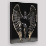 3D Effect Art Fallen Angel Iron Mesh V1 Canvas Prints Wall Art - Painting Canvas, Home Wall Decor, Painting Prints, For Sale