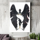 3D Effect Art Fallen Angel Iron Mesh V3 Canvas Prints Wall Art - Painting Canvas, Home Wall Decor, Painting Prints, For Sale