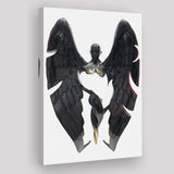 3D Effect Art Fallen Angel Iron Mesh V3 Canvas Prints Wall Art - Painting Canvas, Home Wall Decor, Painting Prints, For Sale