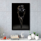 3D Effect Art Hugging Cuddling Couples 3 Framed Canvas Prints Wall Art - Painting Canvas, Floating Frame, Painting Prints, For Sale
