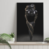 3D Effect Art Hugging Cuddling Couples 3 Canvas Prints Wall Art - Painting Canvas, Home Wall Decor, Painting Prints, For Sale