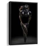 3D Effect Art Hugging Cuddling Couples 3 Framed Canvas Prints Wall Art - Painting Canvas, Floating Frame, Painting Prints, For Sale